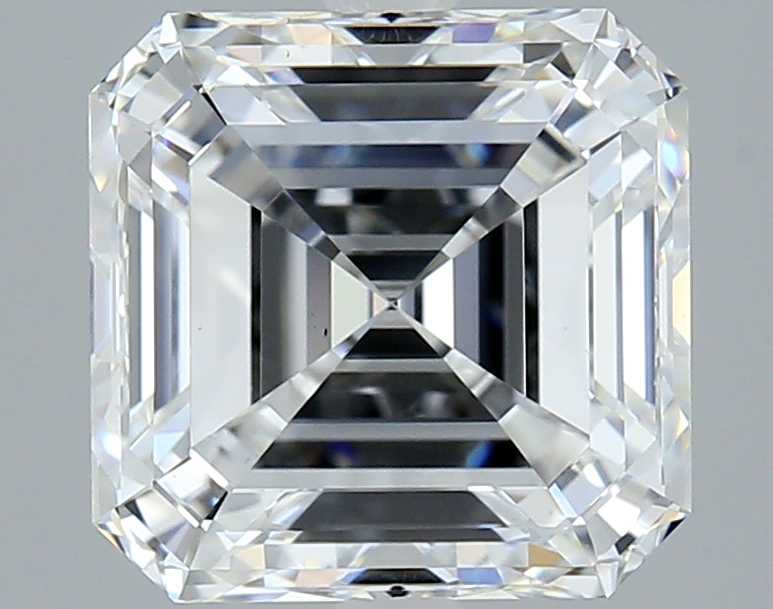 Asscher shaped diamond