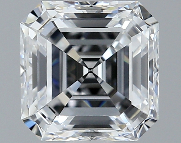 Asscher shaped diamond