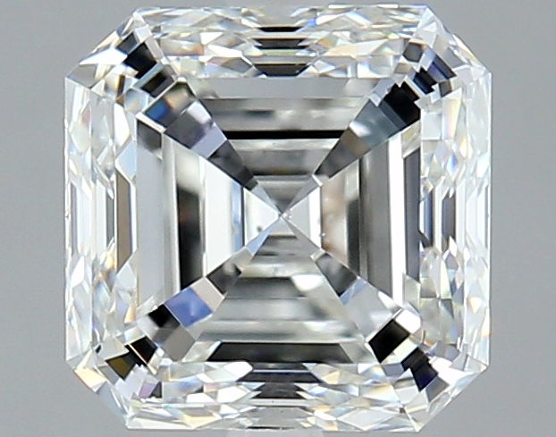 Asscher shaped diamond