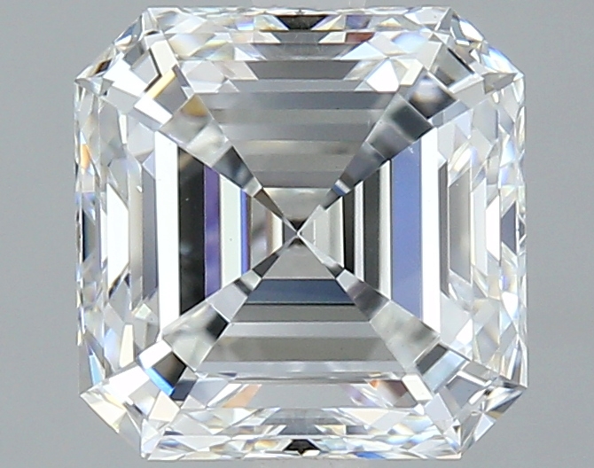 Asscher shaped diamond