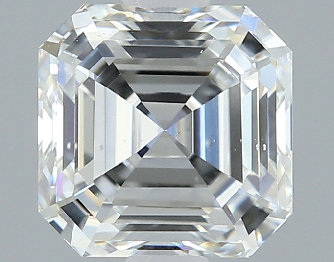 Asscher shaped diamond