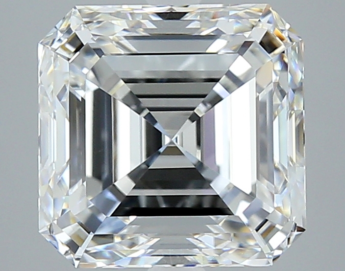 Asscher shaped diamond