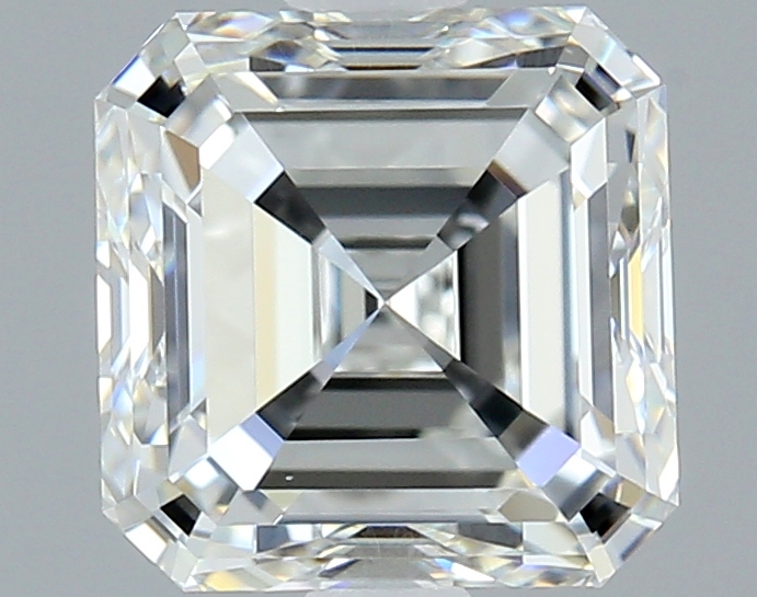 Asscher shaped diamond