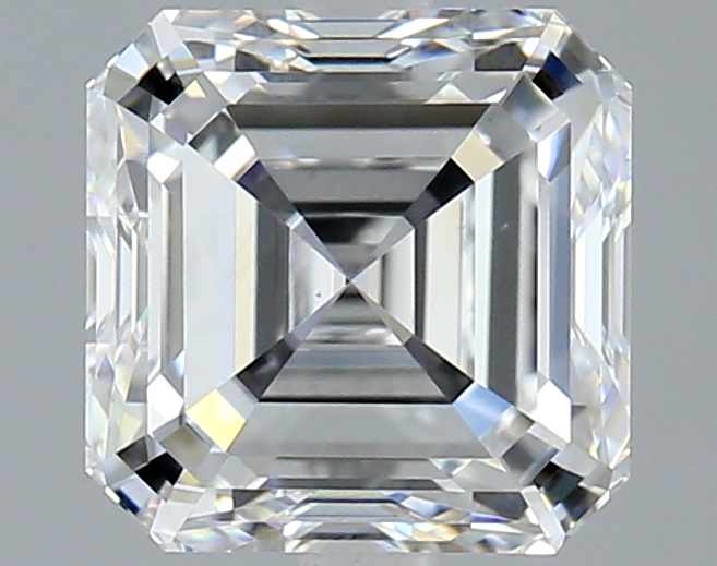 Asscher shaped diamond
