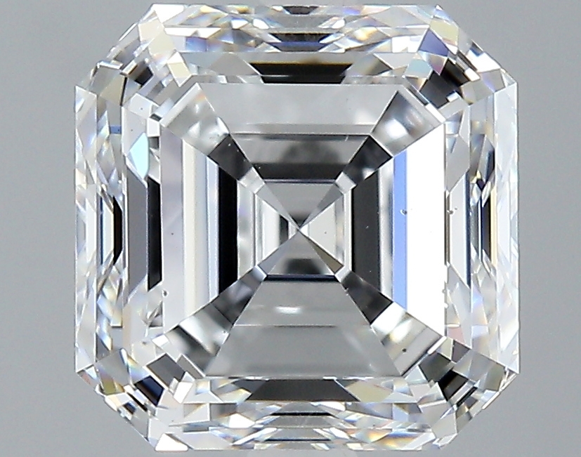 Asscher shaped diamond