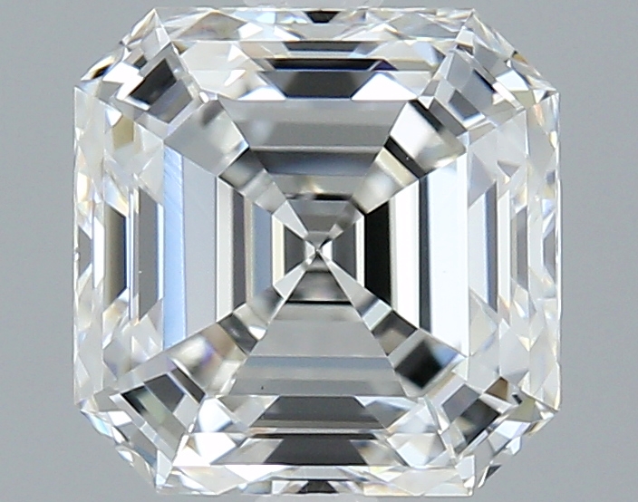 Asscher shaped diamond
