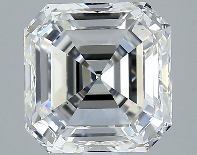 Asscher shaped diamond