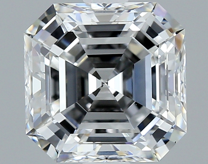 Asscher shaped diamond
