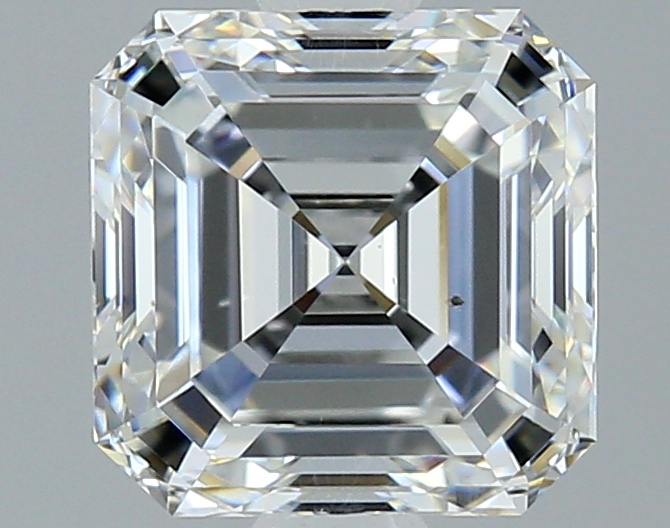 Asscher shaped diamond