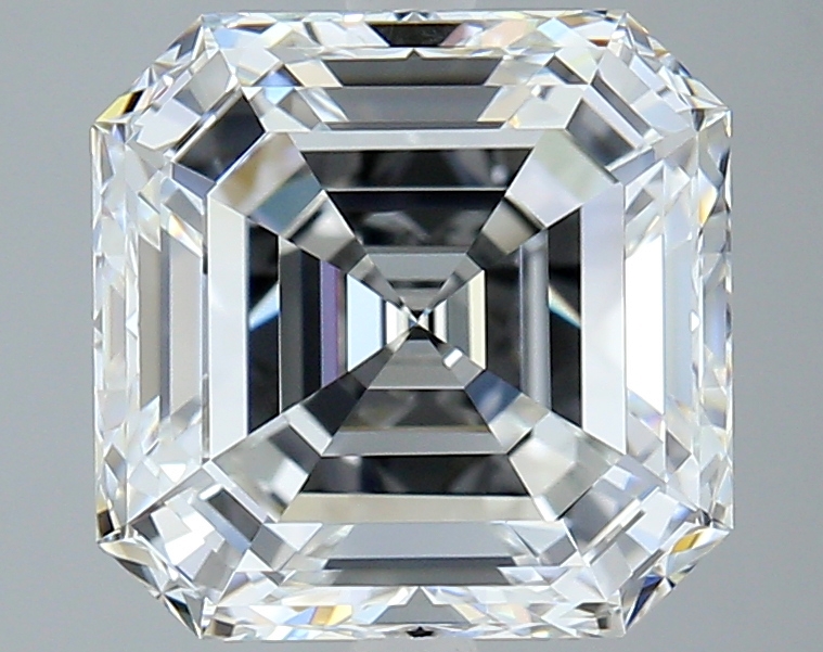 Asscher shaped diamond