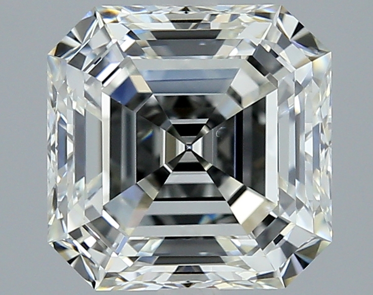Asscher shaped diamond