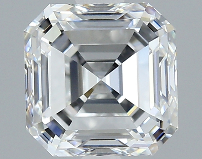 Asscher shaped diamond