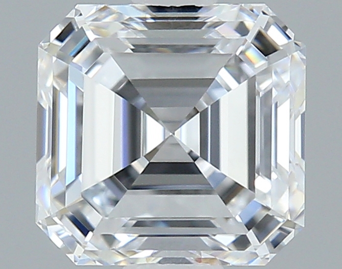 Asscher shaped diamond