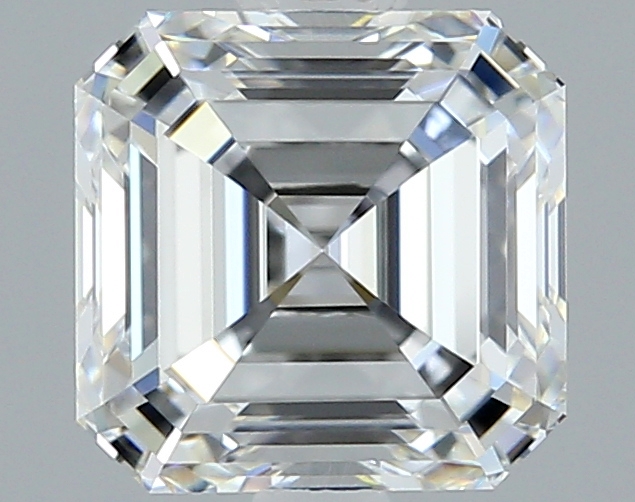 Asscher shaped diamond