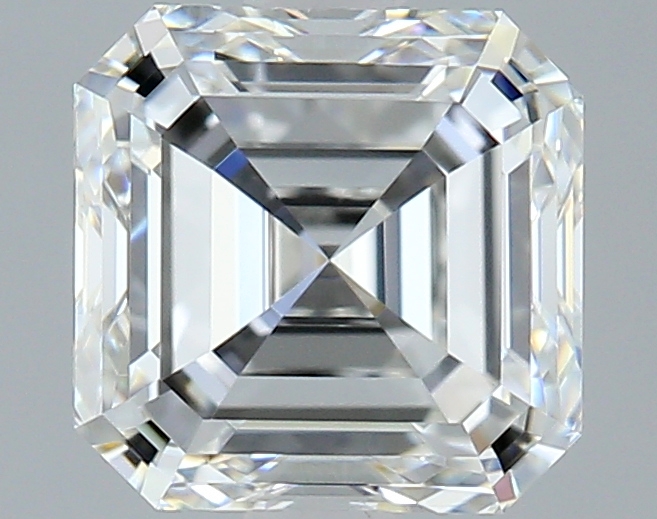 Asscher shaped diamond
